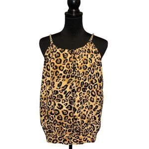 LEOPARD PRINT TANK BLOUSE